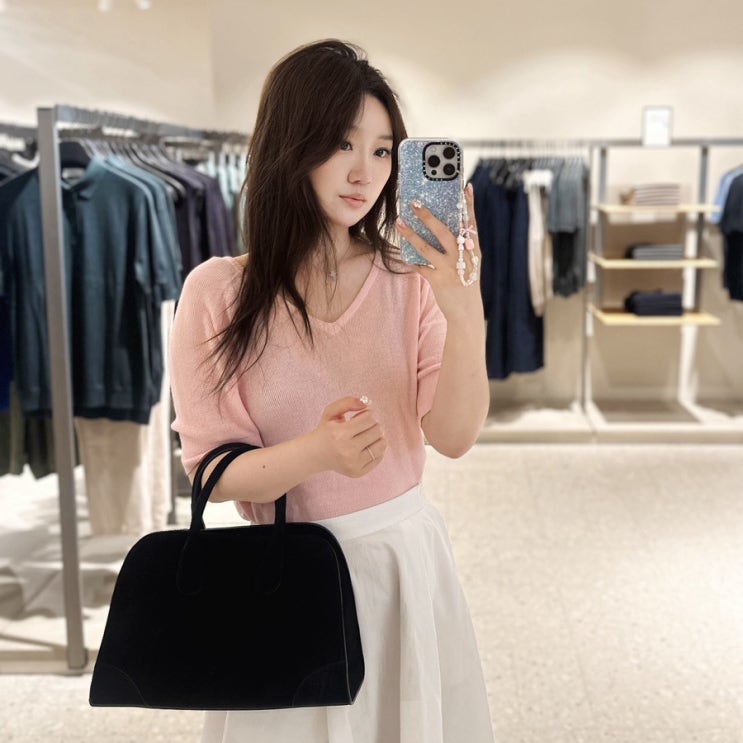 COS 더로우 가방 닮은꼴? 코스 볼링백 실착후기!