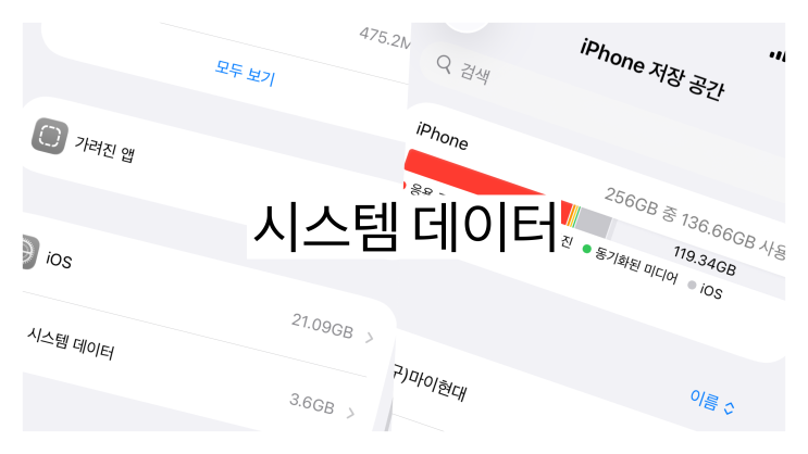  아이폰 시스템 데이터 지우는 방법은 초기화가 답이다?