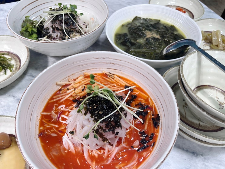  속초 현지인 맛집 나루터물회 내돈내산