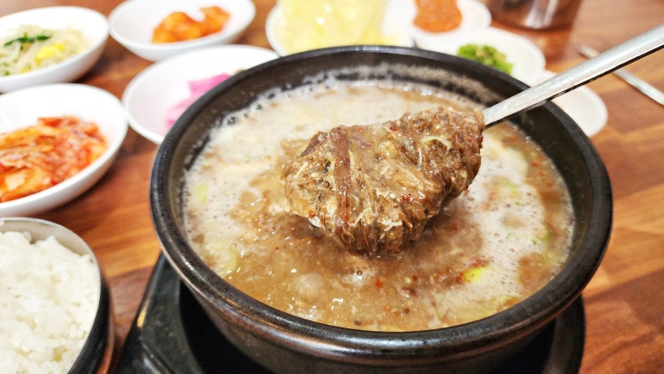  제주도 협재해수욕장 고사리해장국 맛집 금능식당
