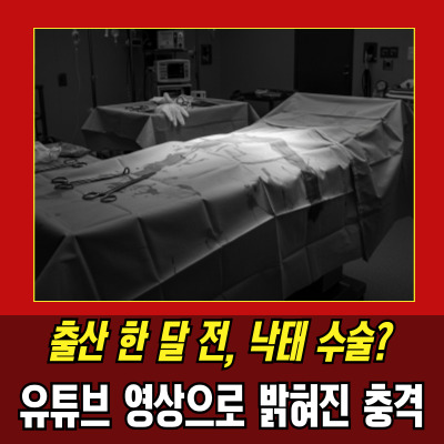 36주낙태 살인혐의 사건 총정리: 유튜버·병원장 구속