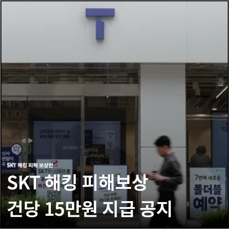 SKT 해킹 피해보상 대안으로 15만원 지급
