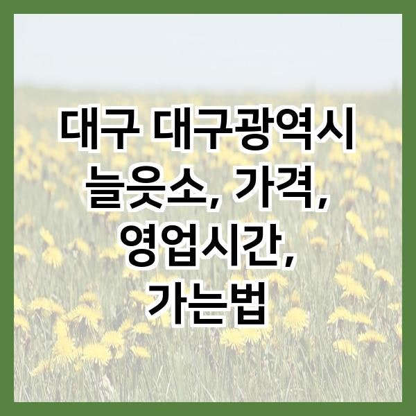 늘읏소 사진 1