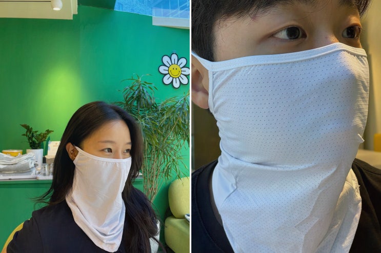  캐디샵 자외선 차단 마스크, 완벽한 자외선차단스포츠마스크!