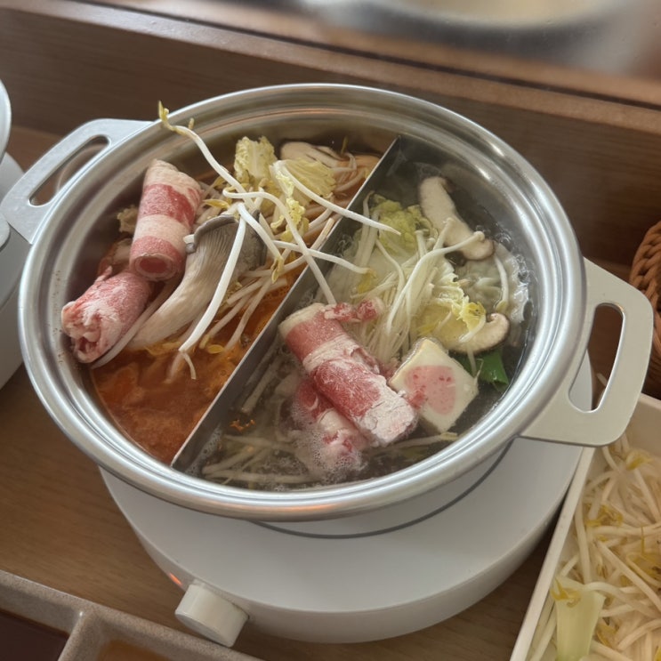  수원 맛집 샤브로21 수원역 반반샤브샤브 후기