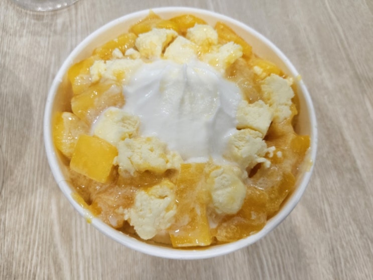  (내돈내산) 설빙 애플망고치즈빙수 & 인절미빙수
