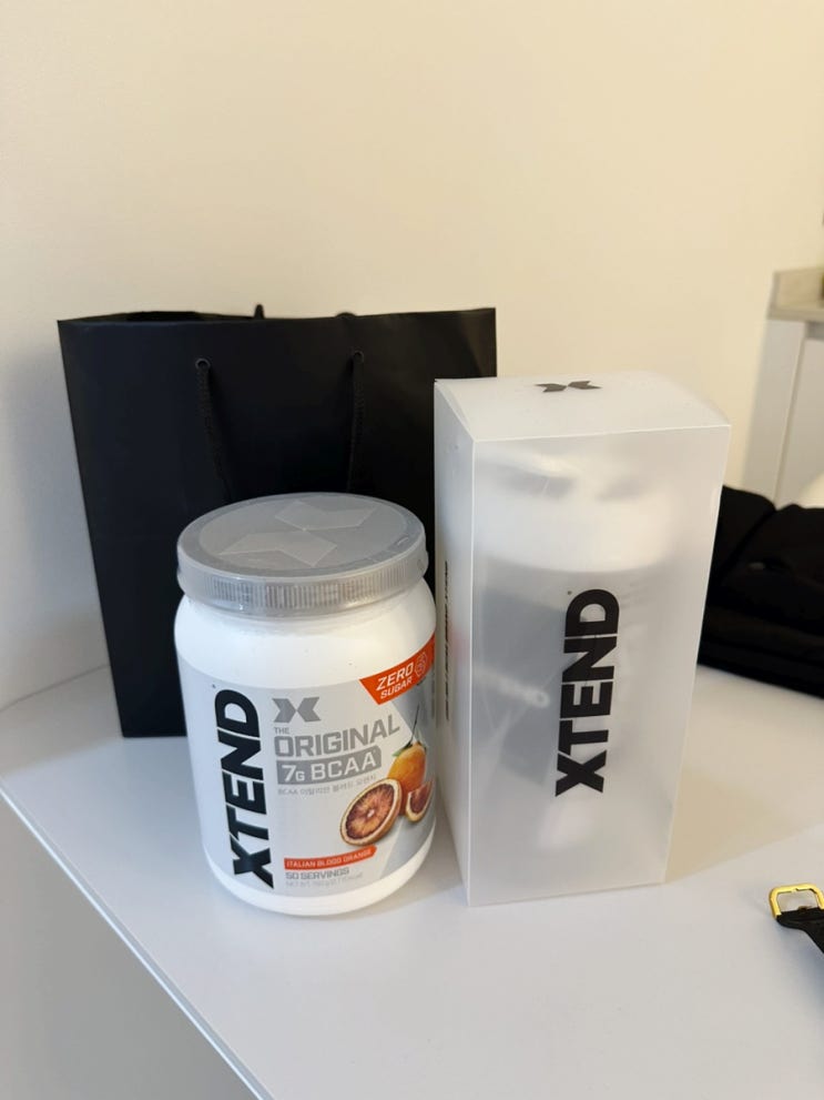 BCAA 동아제약 엑스텐드 블랜더보틀 신제품 트라이탄 라인 투명보틀로 운동 루팅 완성!