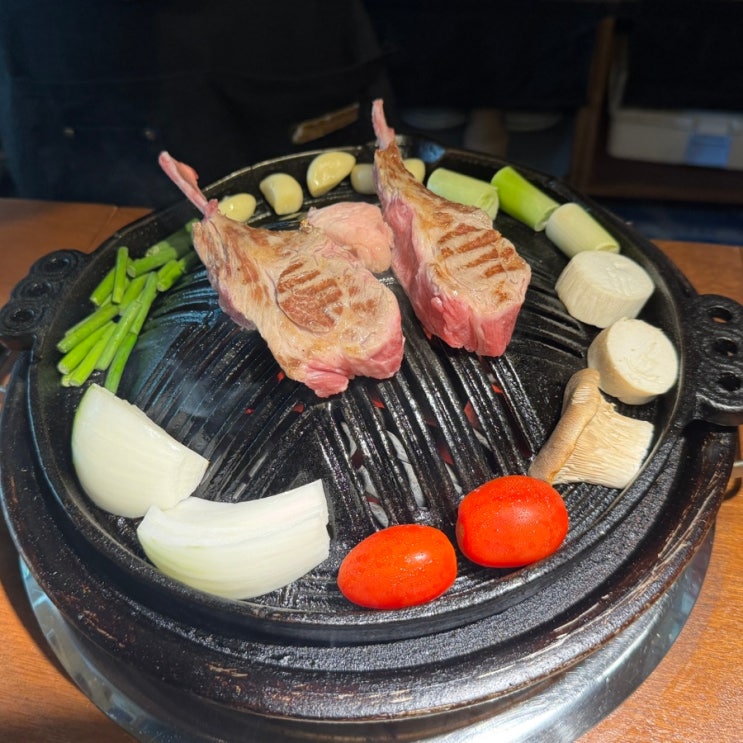  광교 양갈비 미소양 2인세트 데이트 후기
