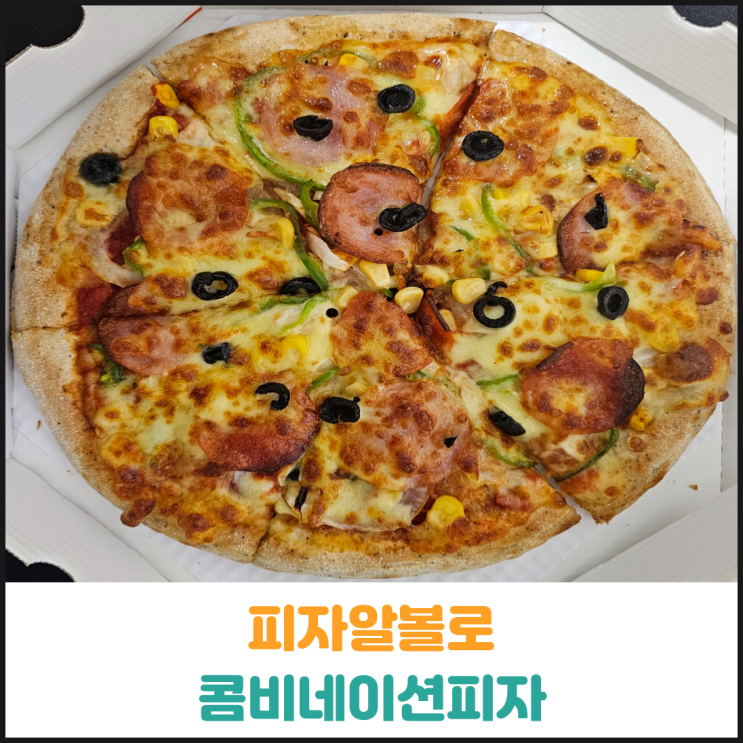 피자알볼로 콤비네이션피자 후기 피자알볼로 콤비네이션피자 후기