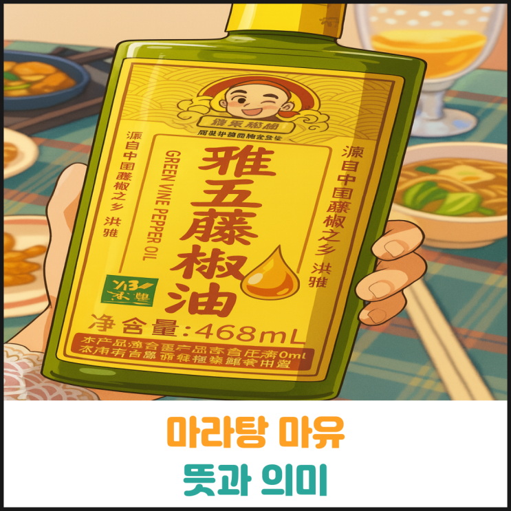 마라탕 마유 뜻과 의미 마라탕 마유 뜻과 의미