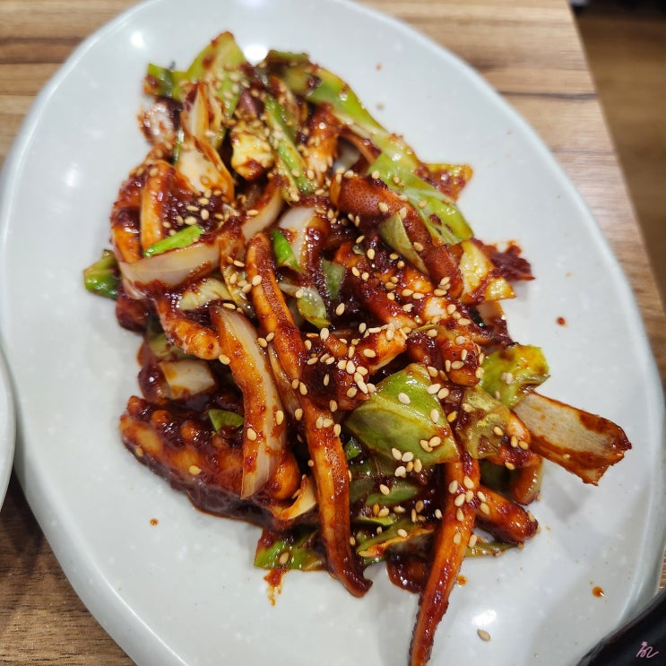  내돈내산 [여의도] 천안식당 - 풍자 또간집에 나온 오징어볶음 존맛 식당