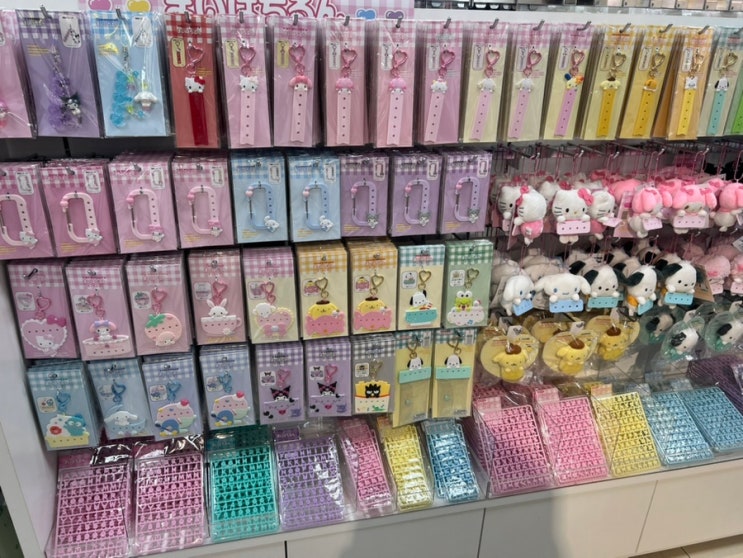  일본 오사카 산리오 마이파치룬 시리즈 커스텀 캐릭터 마스코트 키링,키홀더 종류 가격 쇼핑 정보