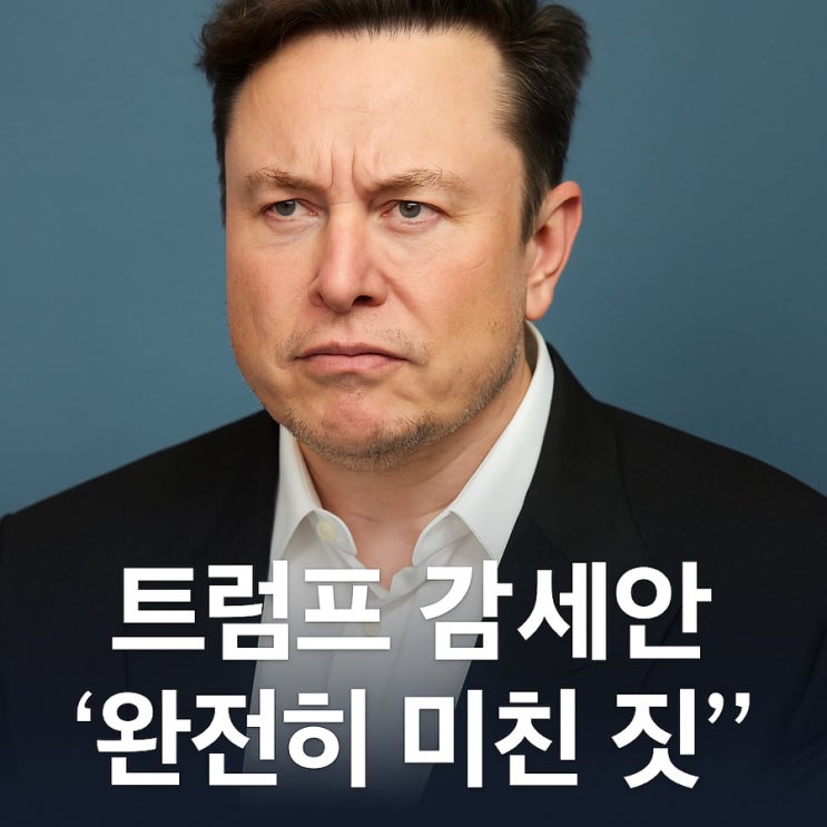“완전히 미친 짓”…머스크, <b>트럼프 감세안</b>에 정면충돌