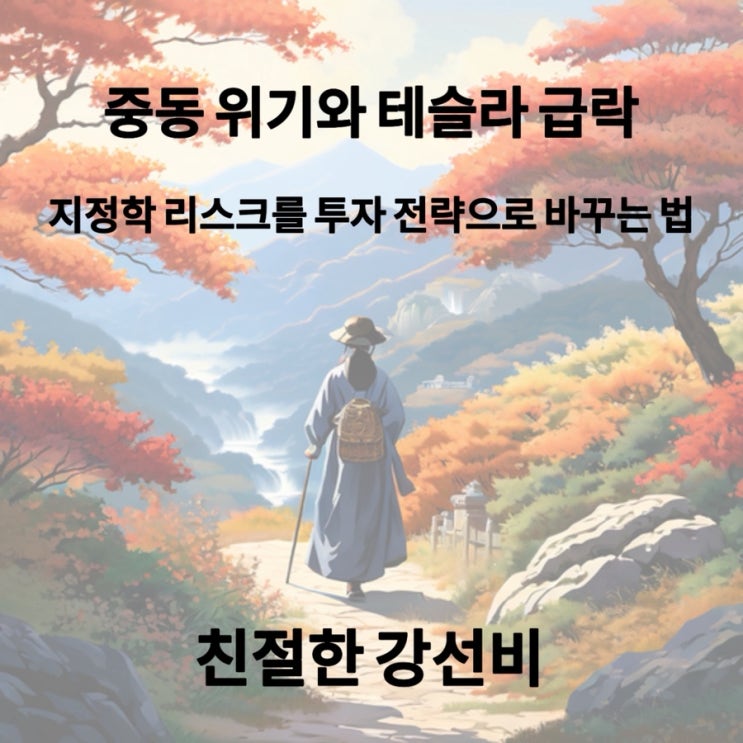 중동 위기와 테슬라 급락 – 지정학 리스크를 투자 전략으로... 