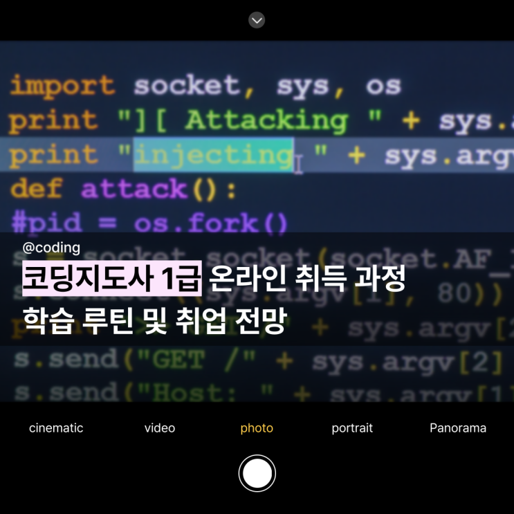  코딩지도사 1급 온라인 취득 과정 학습 루틴 및 취업 전망