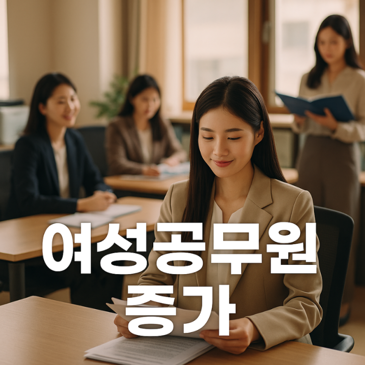 지자체 <b>여성공무원 증가</b>... 여러분은 긍정적인가요 부정적인가요