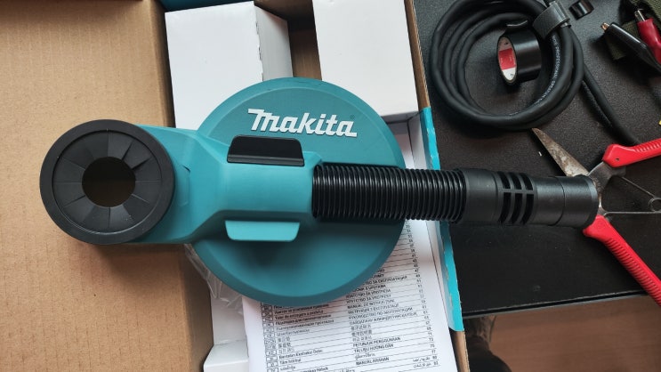  마끼다 벽면 집진패드, 집진노즐, 1914X3-8(Makita, wall vacuum nozzle, dust collector used with DCV501)