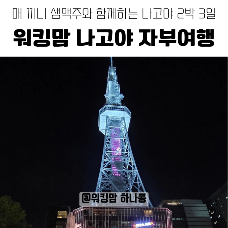 자유부인 & 워킹맘의 나고야 2박3일 꽉 찬 여행일정 (구글지도) + 경비 정리✈️