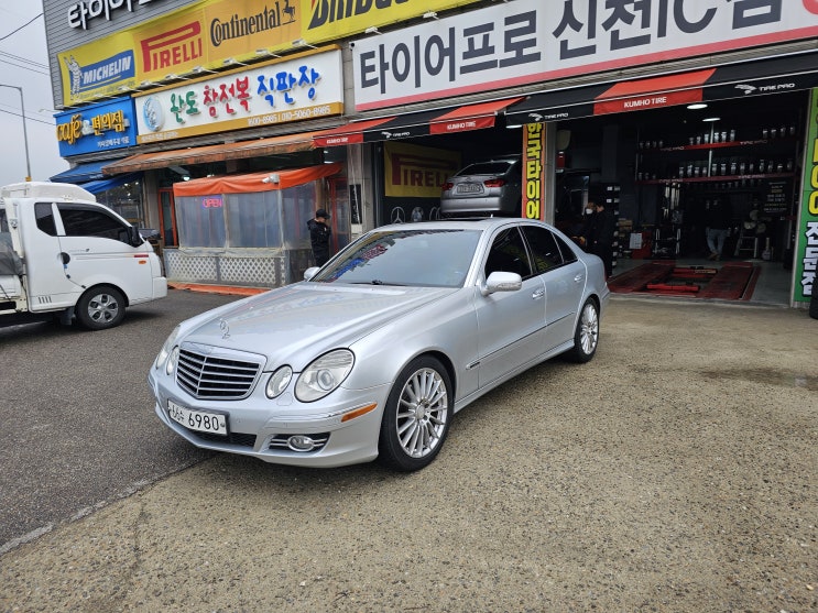  W211 마차휠 교환기.