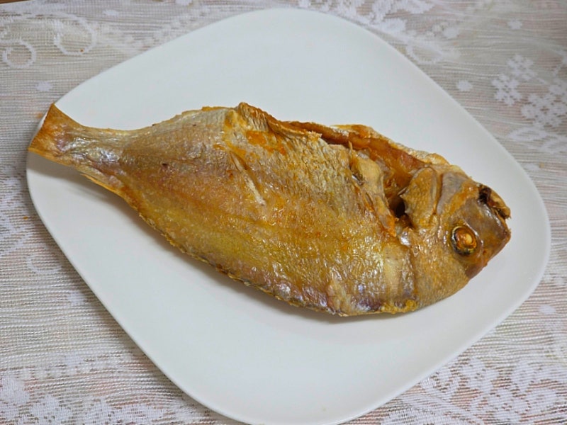참돔구이 에어후라이기요리 담백 고소한 도미 반건조 생선구이 만드는 법