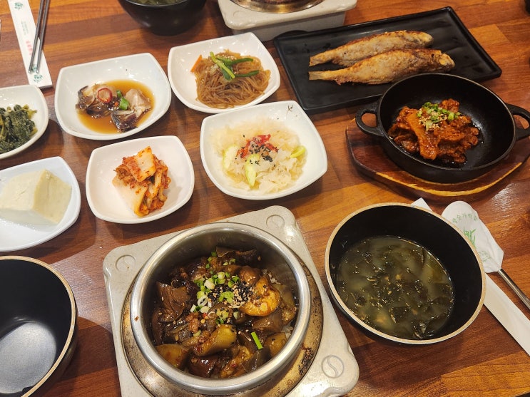  롯데백화점 숨은 한식 맛집 6층 다솥맛집 한상