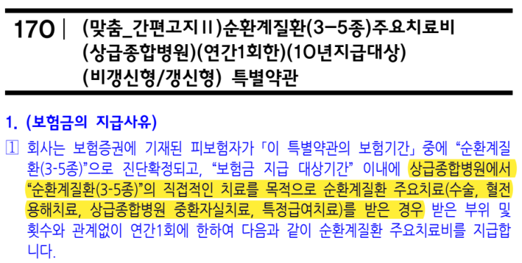  응급상황에 보험이 상급종합병원만 보장? 심뇌혈관질환, 순환계질환 주요치료비 가입 전 필수 확인사항