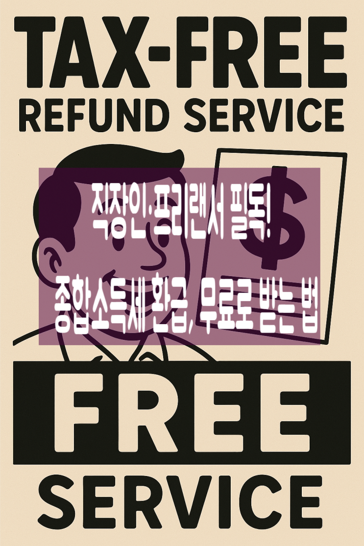  직장인·프리랜서 필독! 종합소득세 환급, 무료로 받는 법