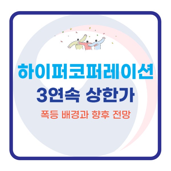  하이퍼코퍼레이션 – 3연속 상한가 폭등 배경과 향후 전망
