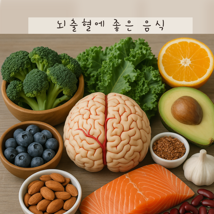 뇌출혈에 좋은 음식 총정리! 혈관건강 지키는 식단 가이드