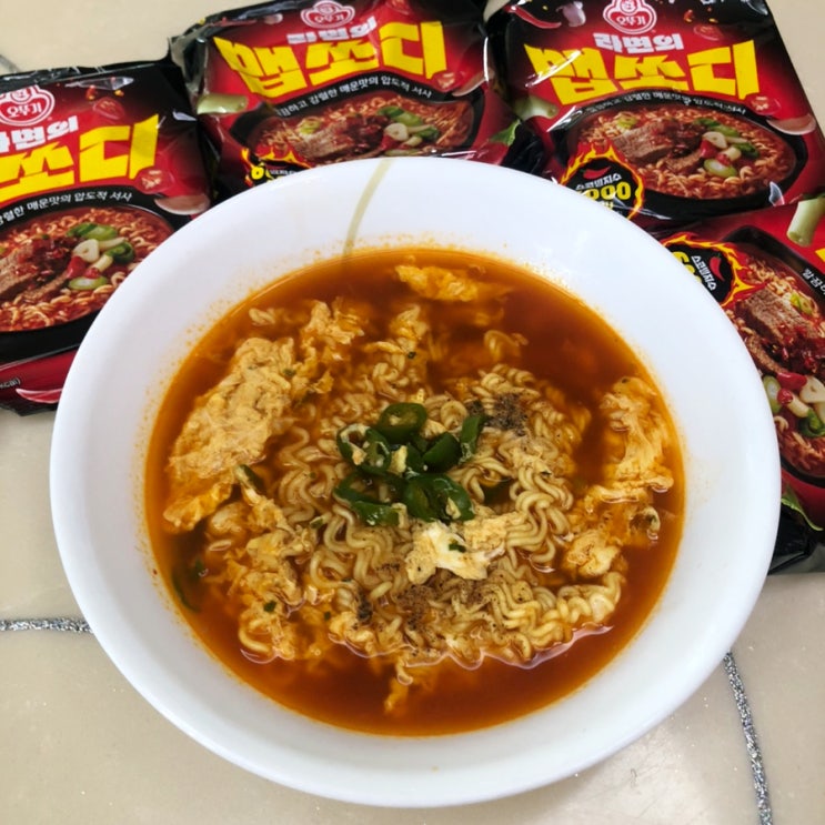 오뚜기 맵쏘디 라면 후기 판매처 스코빌 맵기