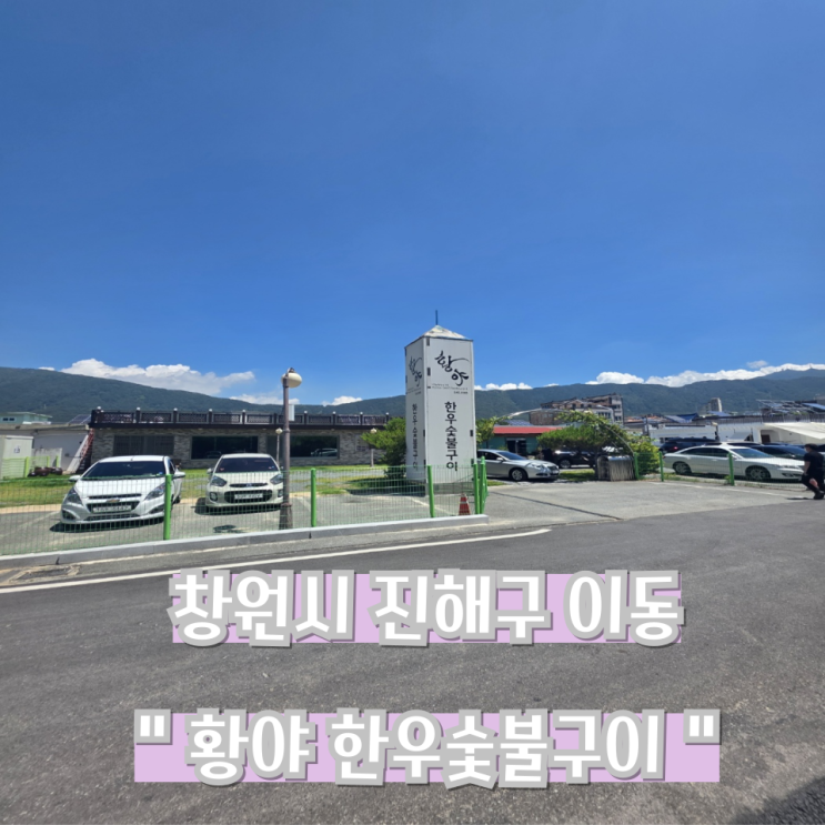  진해구 한우물회 맛집 : 황야한우숯불구이 (해군체험?)