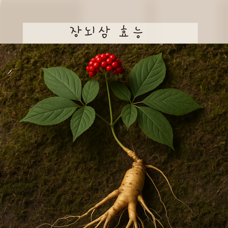 장뇌삼 효능 8가지, 장뇌삼 잎 씨앗 먹는법 제대로 알아야 합니다
