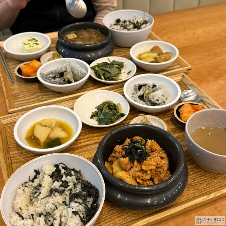 용산 아이파크몰 맛집 소녀방앗간 한식 한상차림 후기