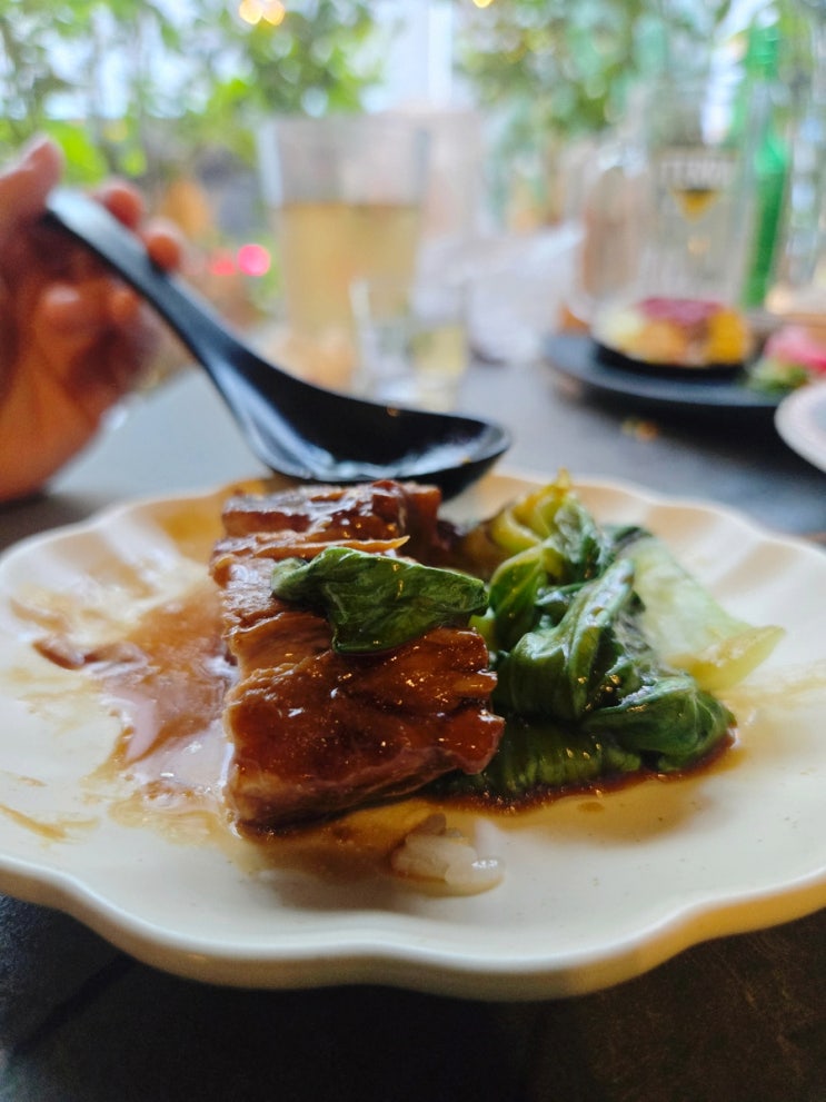  성남 애견동반식당 향미주방 후기, 13kg진도믹스랑 퓨전맛집 방문기!