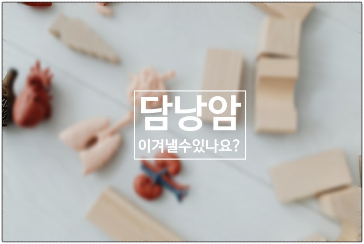  담낭암! 나는 이겨 낼수 있을까요?