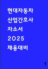 현대자동차 산업간호사 자소서