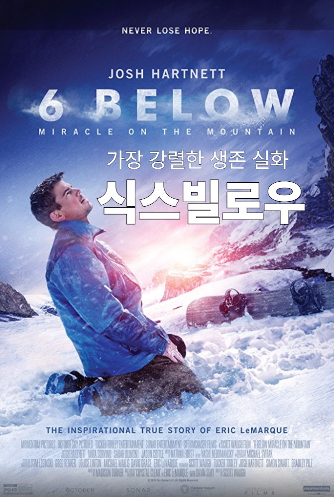  식스 빌로우 산 위의 기적 (2017) 상세 줄거리 감상후기 결말 평점 정보, 산악 고립 생존 스릴러 실화영화 총정리