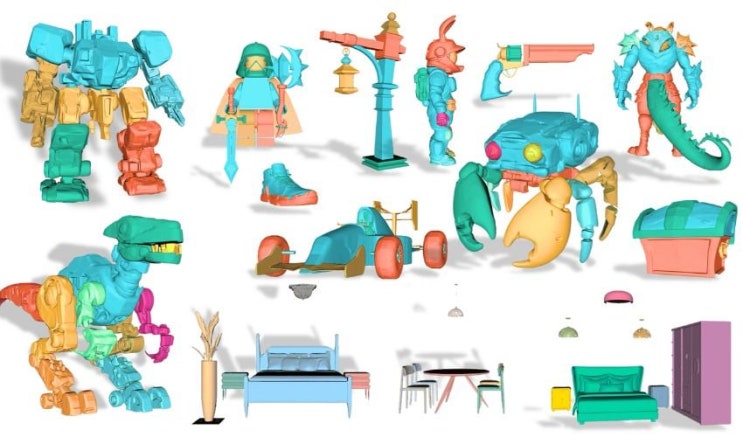  PartCraftfter 파트크래프터: 인공지능으로 구동되는 3D 메쉬 생성기