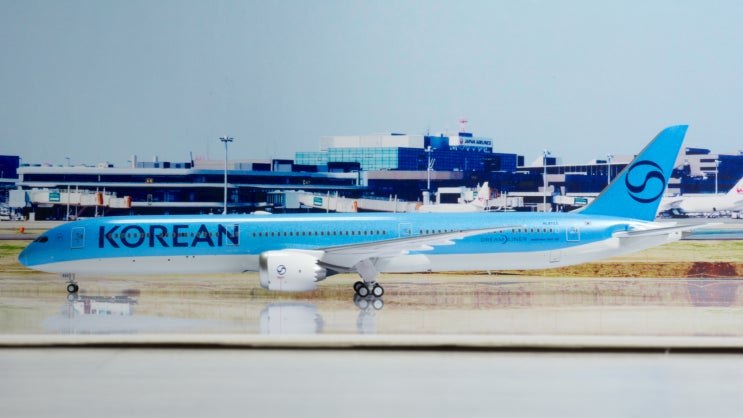  1:200 Jfox/Inflight 대한항공 Korean Air B787-10 HL8515 신도장 다이캐스트 모형