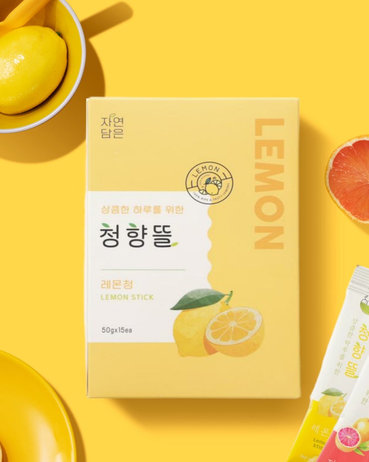  물만 있으면 끝! 청향뜰 스틱 수제청, 언제 어디서나 즐기는 건강 한 모금 "청향뜰스틱수제청"
