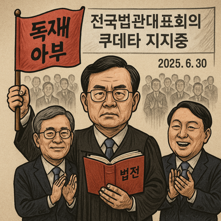 전국<b>법관대표회의</b>의 침묵-조희대 사법쿠테타 꼭두각시들