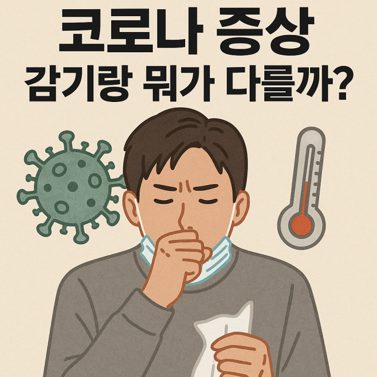  코로나 증상, 감기랑 뭐가 다를까?