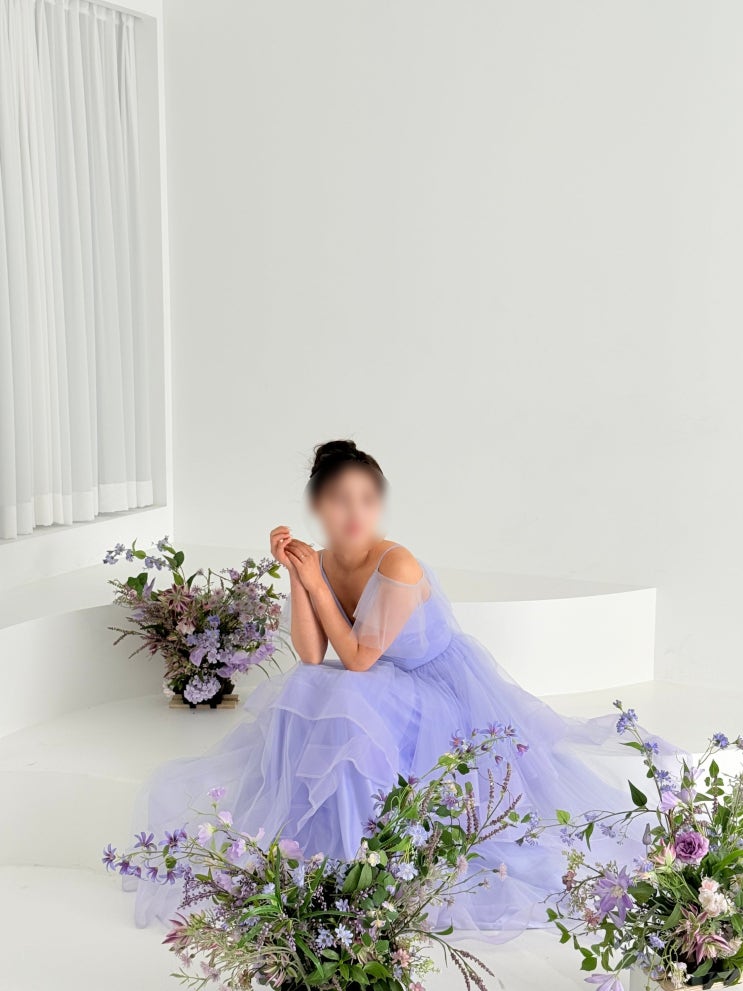 서울 로라스튜디오 토탈 보라꽃 센터피스 씬