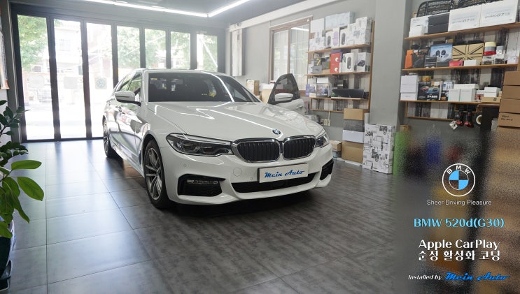  BMW 5시리즈(G30) 순정 애플 카플레이 활성화 코딩