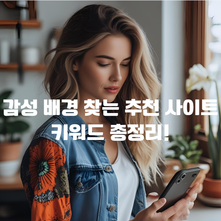  홈화면 배경 뭐로 할까? 감성 배경 찾는 추천 사이트 + 키워드 총정리!