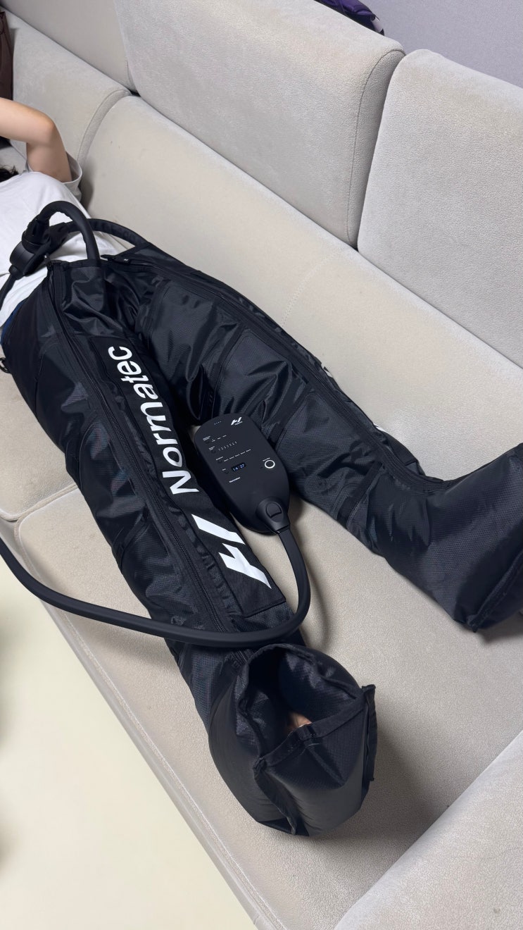  프리미엄 리커버리 용품의 기준, Hyperice Normatec3 다리 공기압마사지기 추천