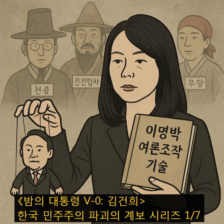 밤의 대통령 V-0: <b>김건희</b>,민주주의 파괴 계보 시리즈 7편중 1편