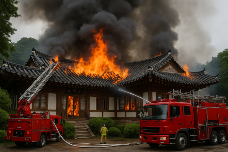 문화유산 <b>성북동별서 화재</b>, 원인과 피해상황