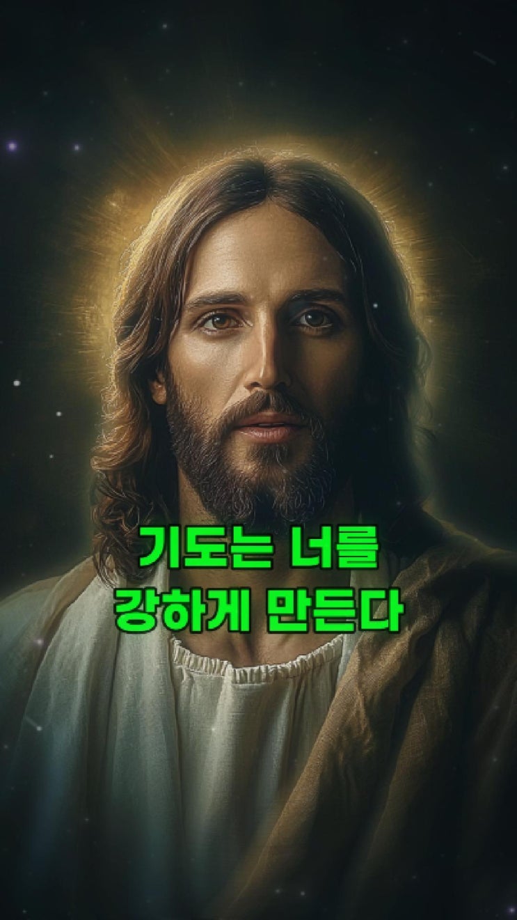  예수님의 메시지: 기도는 너를 강하게 만든다  예수님 마음️