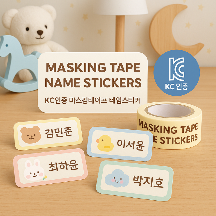  어린이 네임 마스킹테이프 KC인증, 그냥 판매하면 벌금 3,000만원?